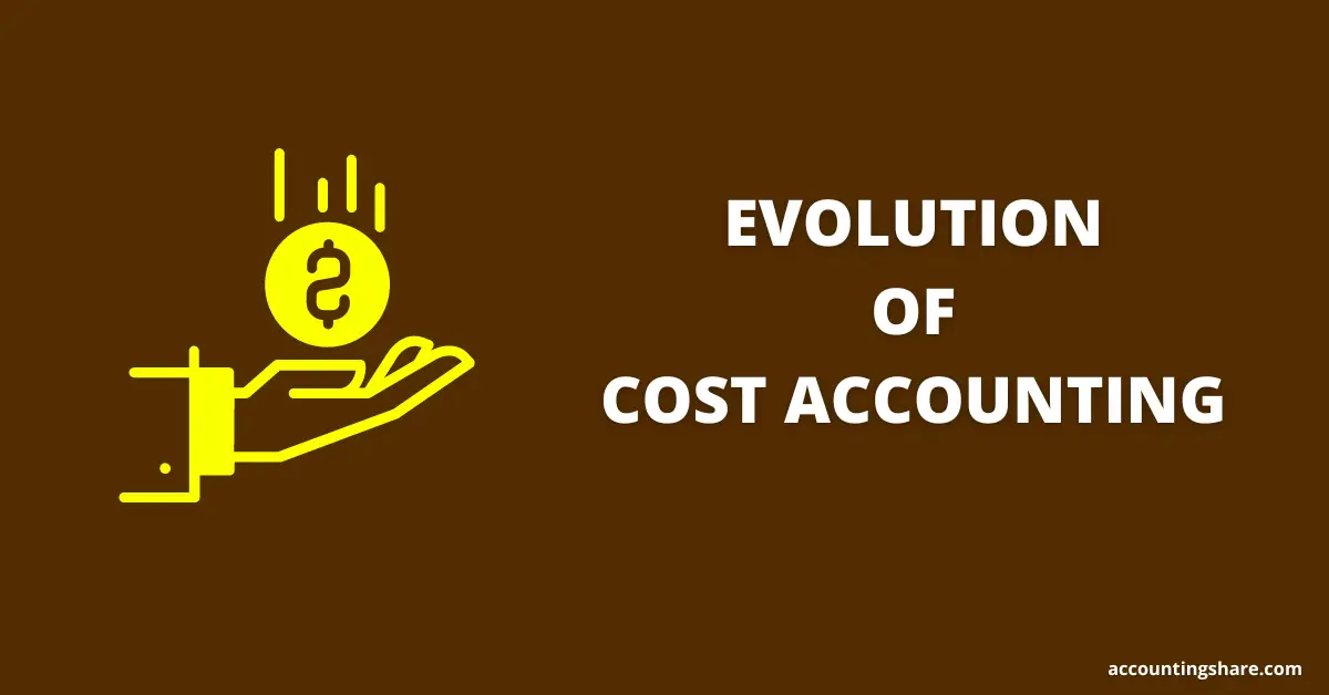 cost accounting evolution