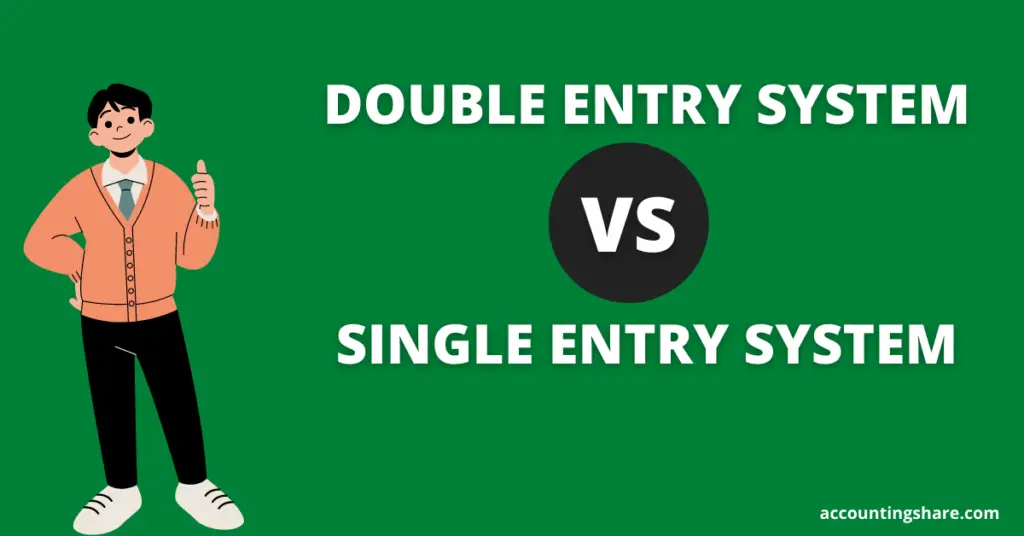 Double Entry System - Accounting Share