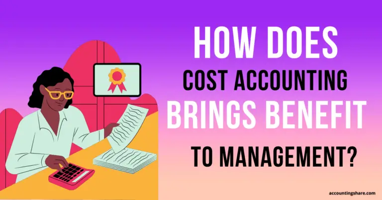 How does cost accounting bring benefits to management