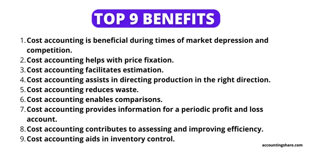 How Does Cost Accounting Bring Benefits To Management? 