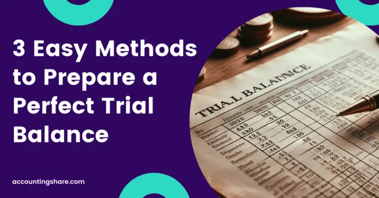 Format of a Trial Balance [With PDF] - Accounting Share