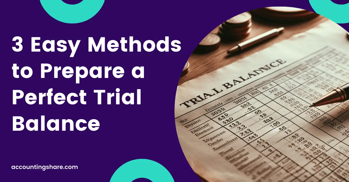 How to Prepare a Trial Balance